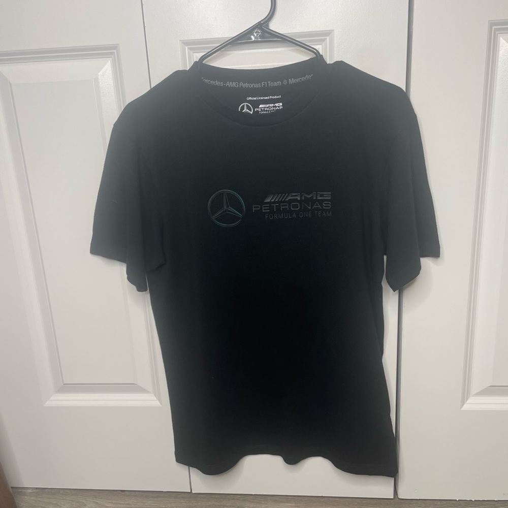 Mercedes AMG Petronas Black Short Sleeve Tee